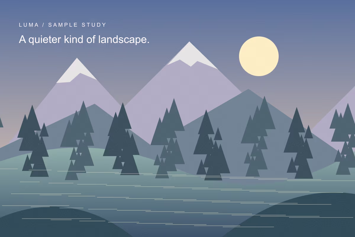 Landscape exported at 1200 pixels wide with Ultra AVIF, quality 65